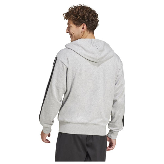 Adidas Ανδρική ζακέτα Essentials 3-Stripes French Terry Full-Zip Hoodie